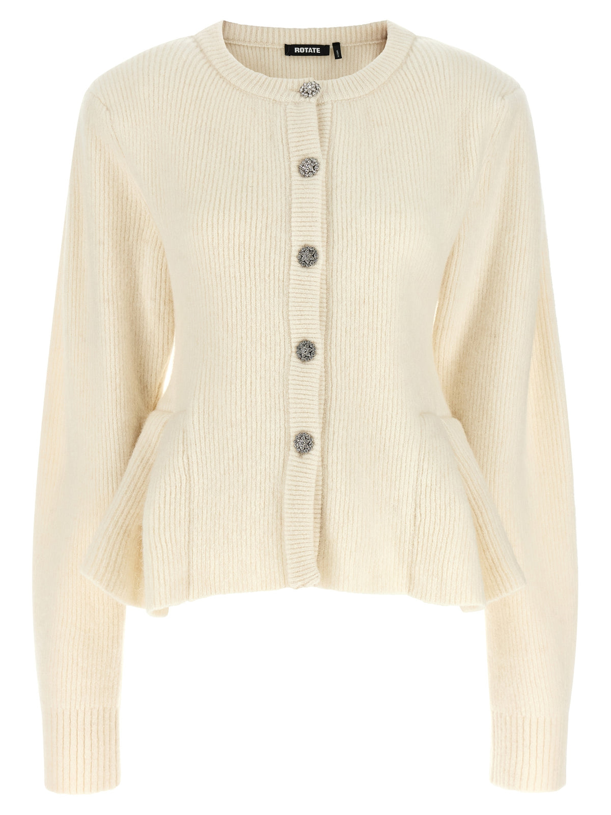 ROTATE BIRGER CHRISTENSEN White Wool Cardigan