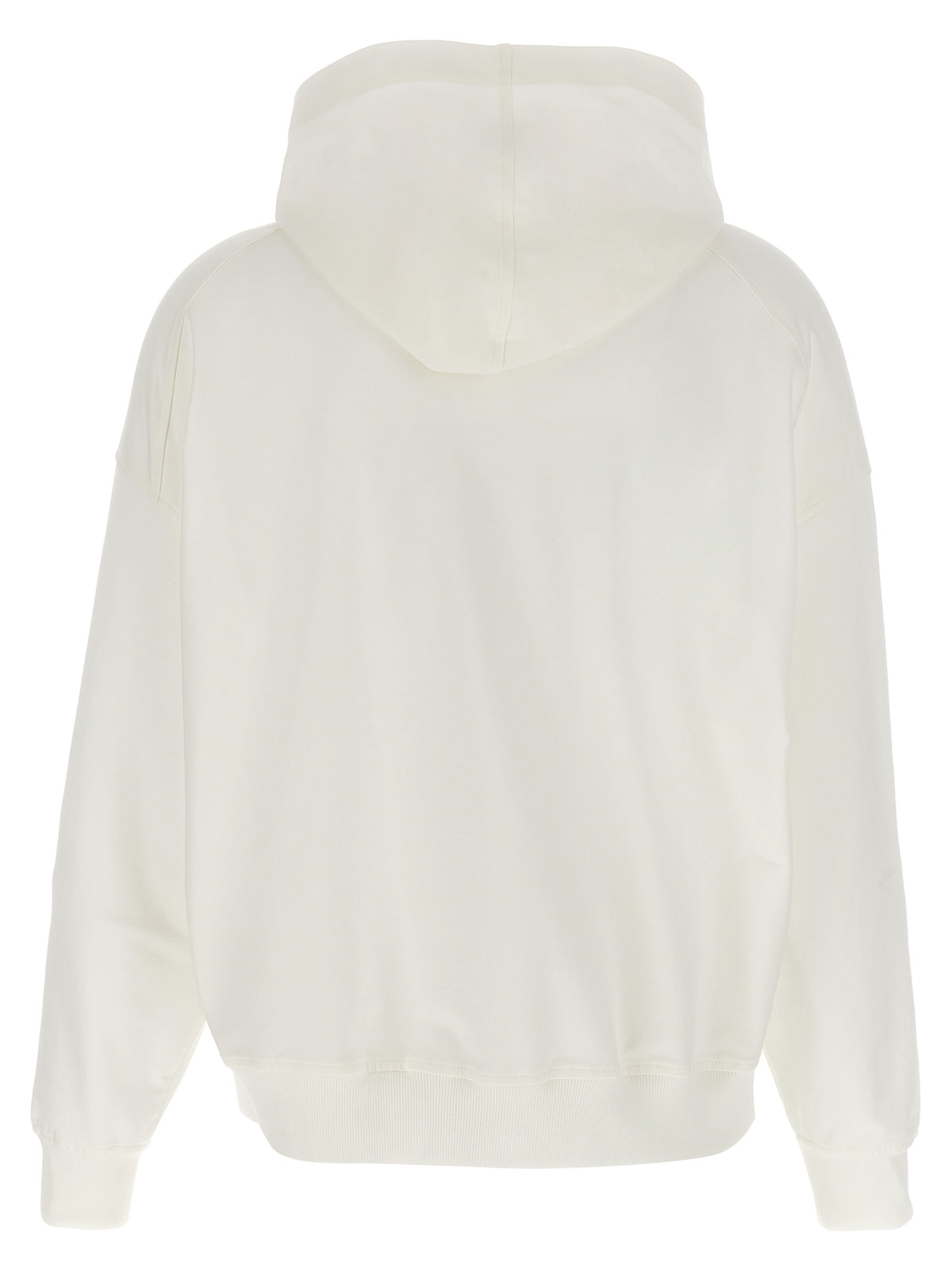 Brunello Cucinelli White Cotton Hoodie