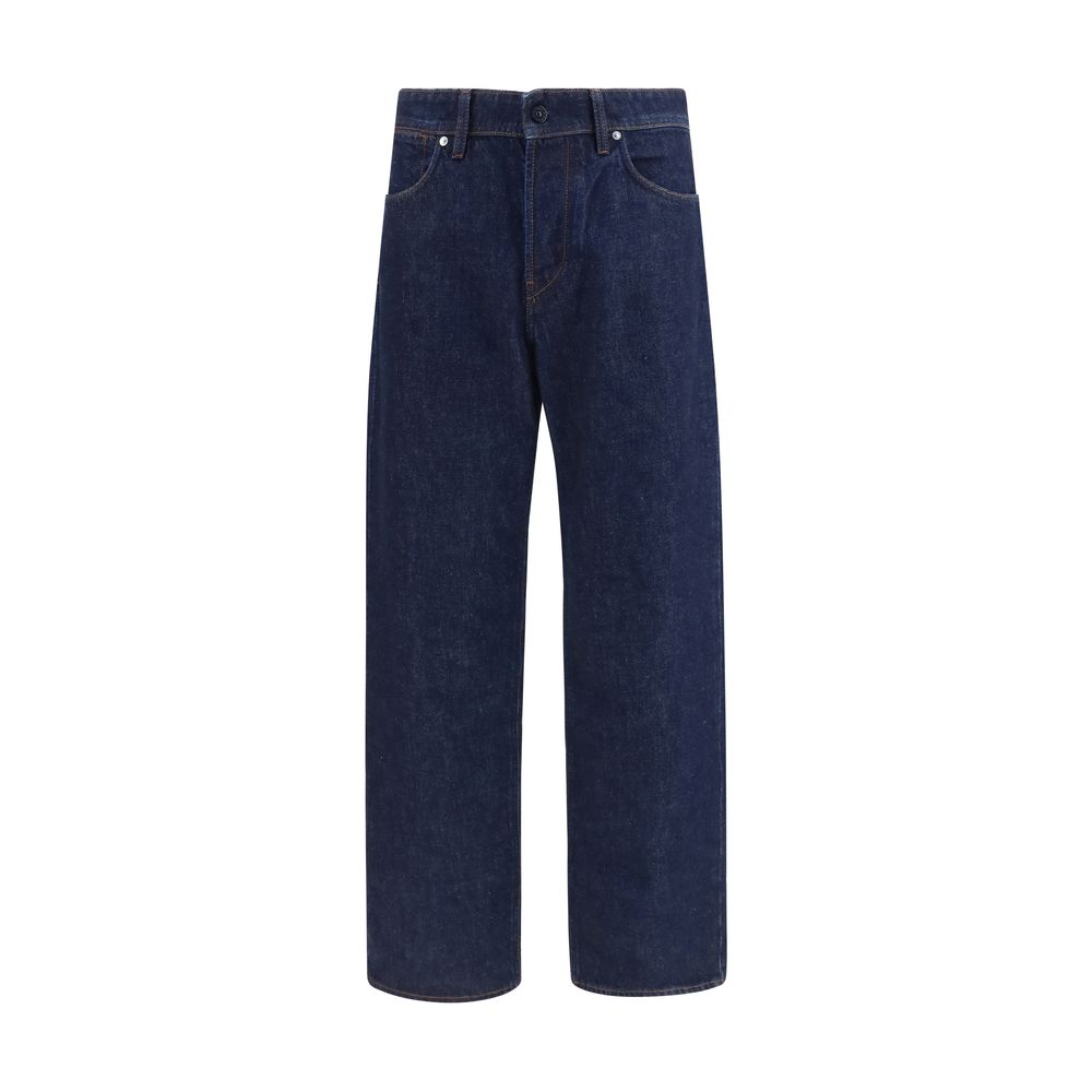 Stone Island Blue Cotton Jeans Denim