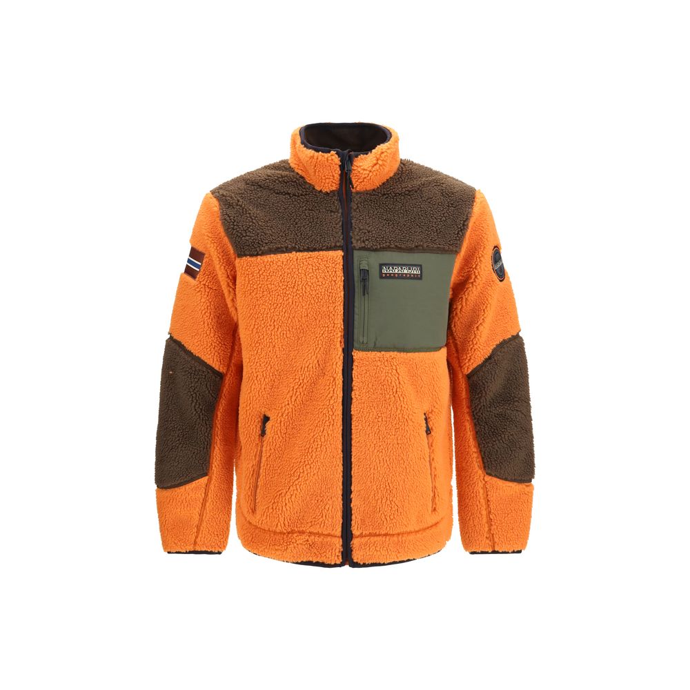 Napapijri Orange Polyester Sweatshirt