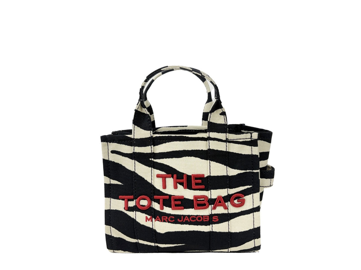 Marc Jacobs The Tote Bag Medium Zebra Canvas Crossbody