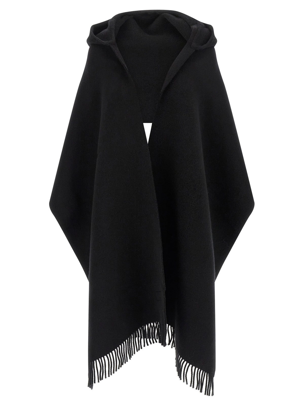 Brunello Cucinelli Black Wool Scarf
