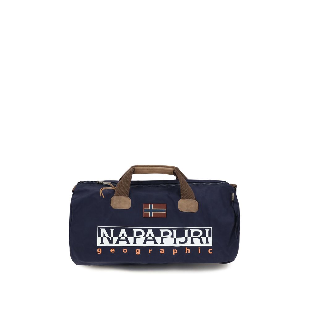 Napapijri Blue Cotton Shoulder Bag