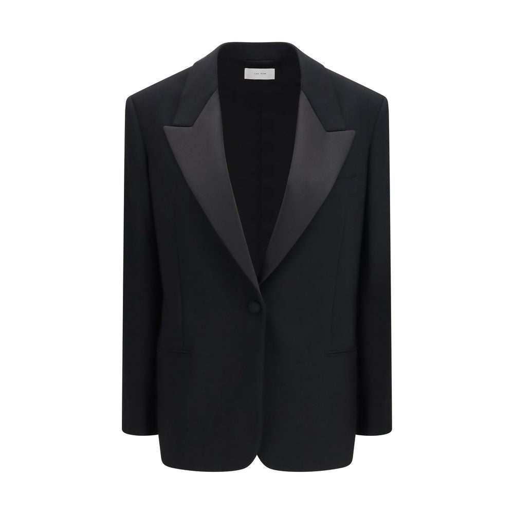 The Row Black Wool Oves Aries Blazer