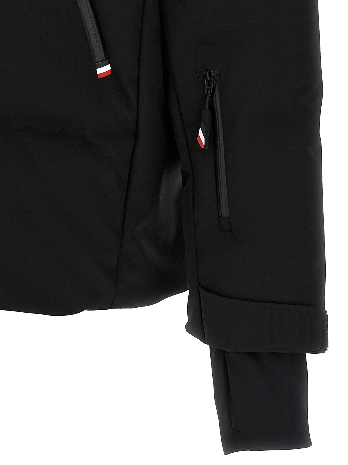 Moncler Grenoble Black Polyamide Full-Length Jacket