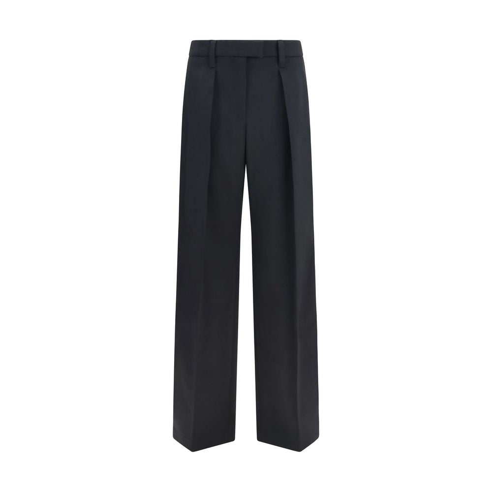 Brunello Cucinelli Black Wool Oves Aries Dress Pants