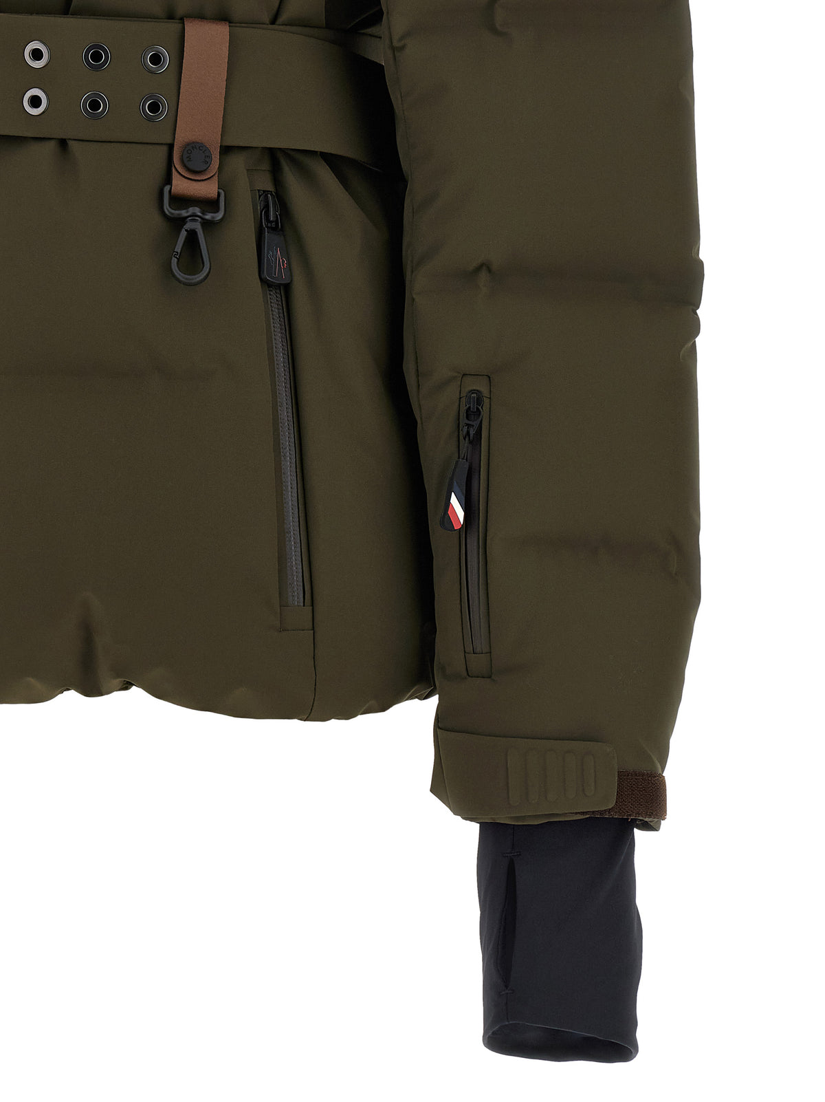 Moncler Grenoble Bicolor Polyester Full-Length Jacket