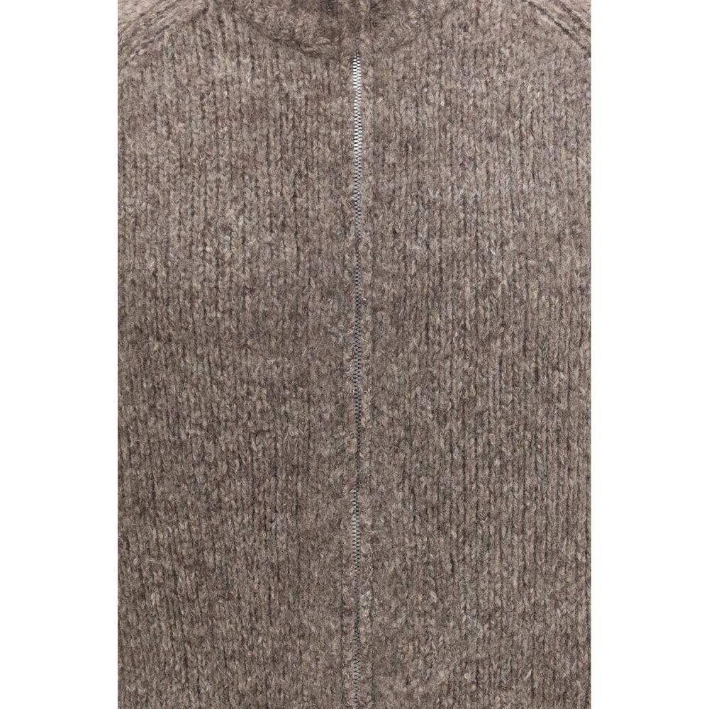 Brunello Cucinelli Beige Cashmere Cardigan