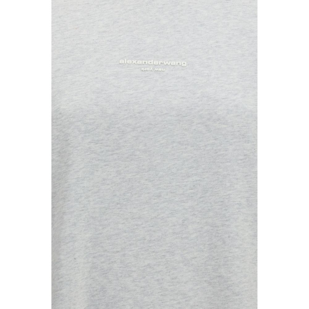 Alexander Wang Gray Cotton T-Shirt