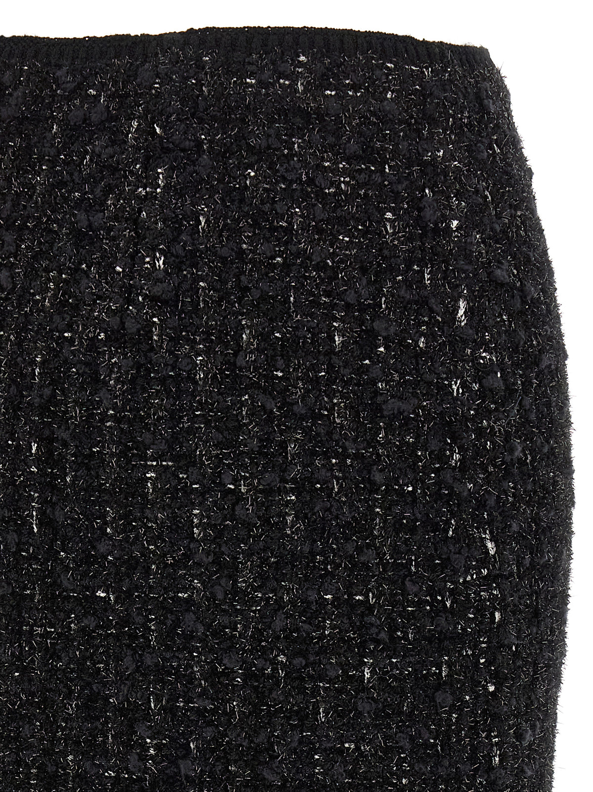 Tory Burch Black Viscose Long Skirt