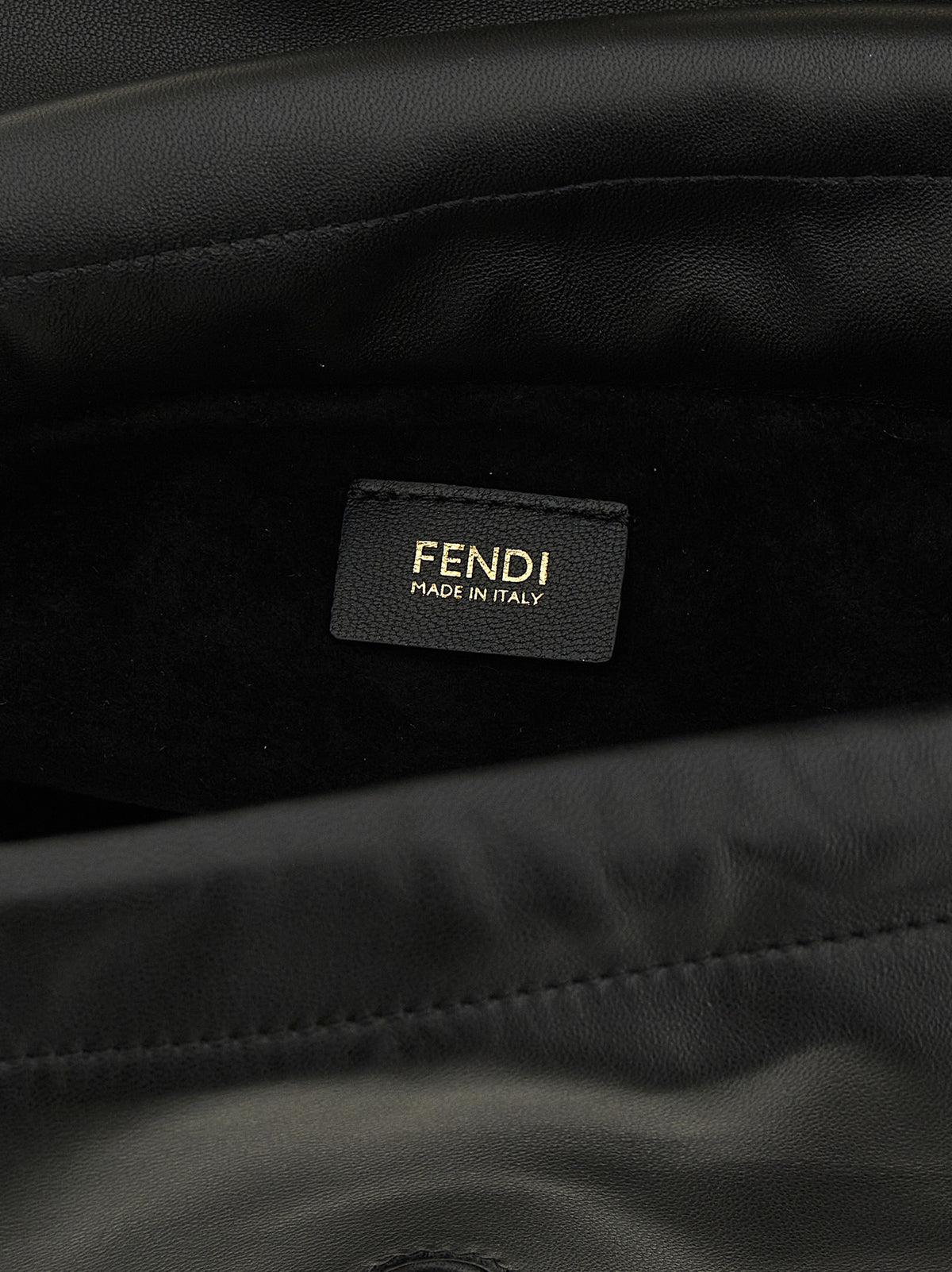 Fendi Black Lamb Leather Handbag