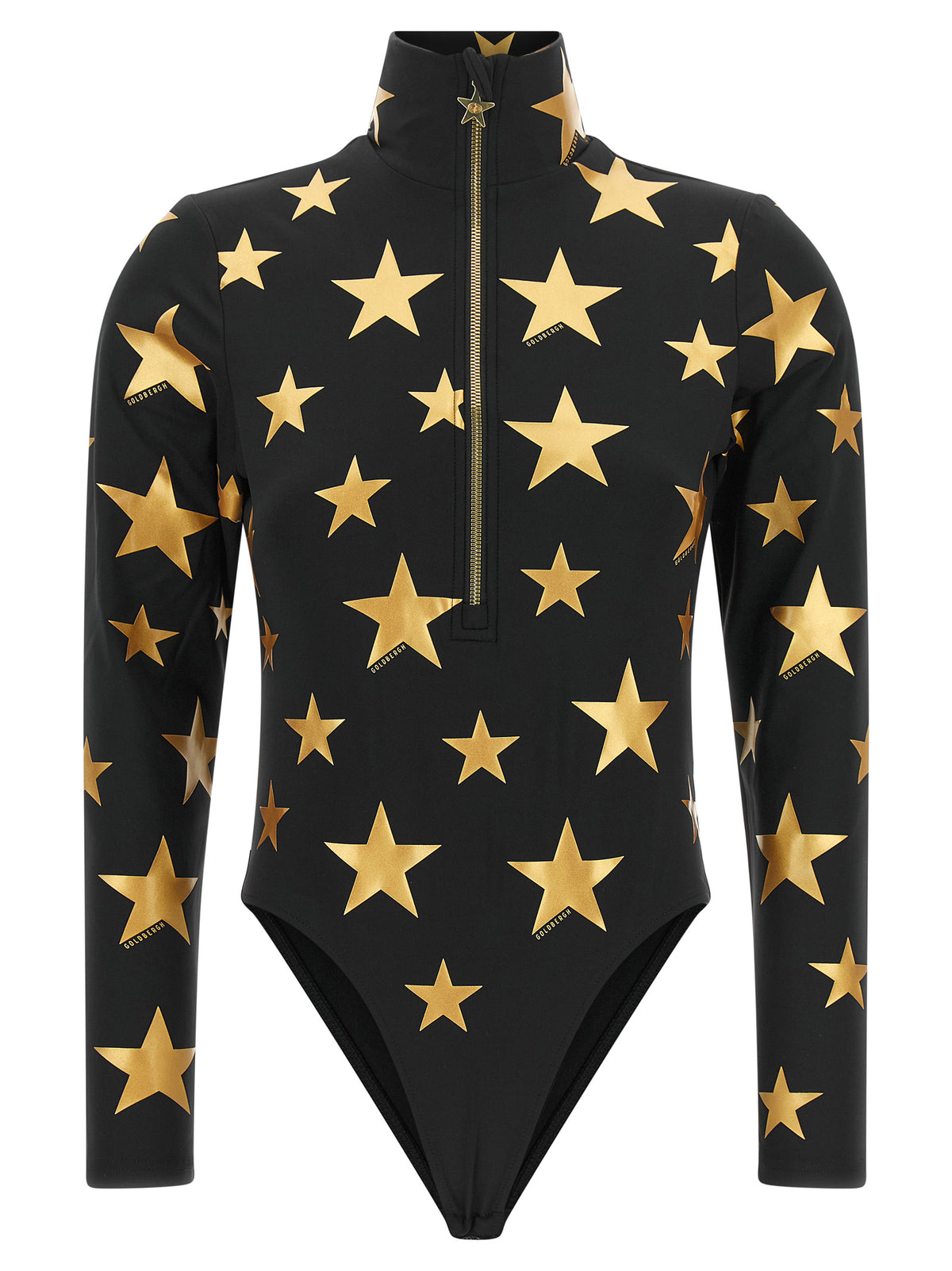 GOLDBERGH Gold Polyester Bodysuit