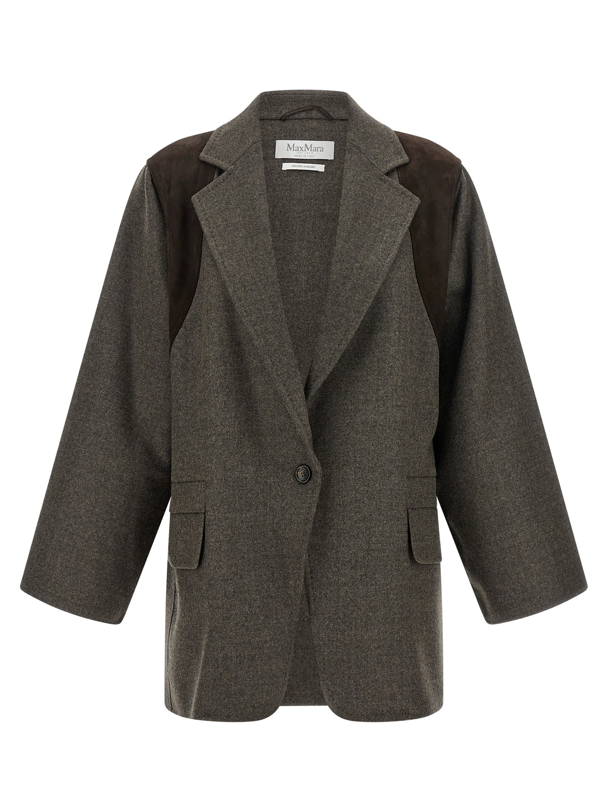 Max Mara Brown Wool Blazer