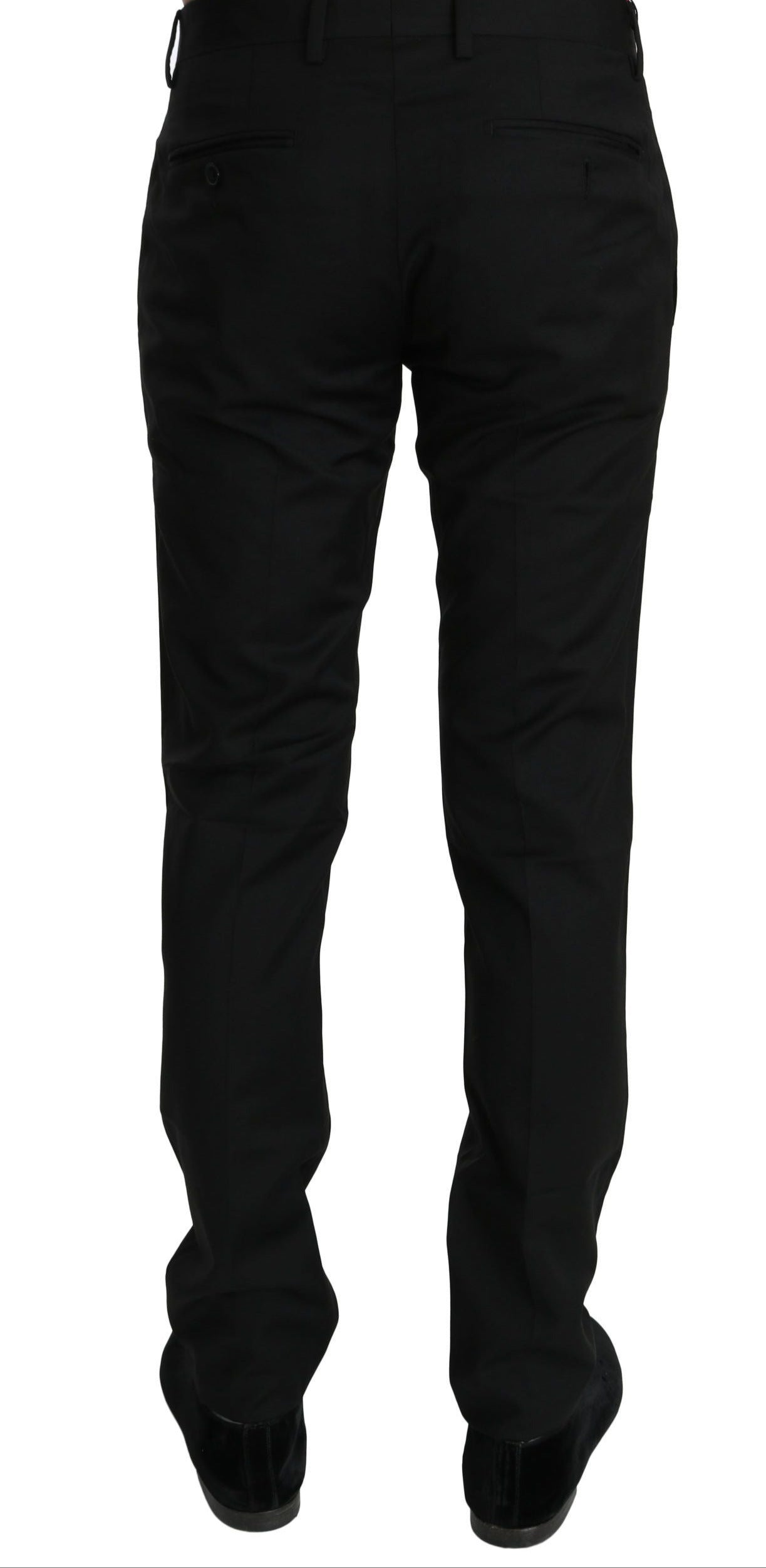 Dolce & Gabbana Elegant Black Wool Dress Pants