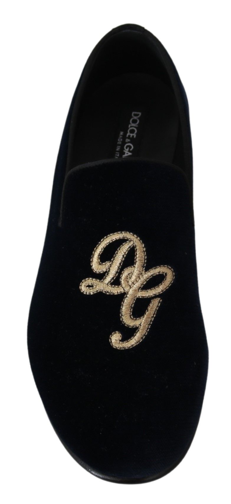 Dolce & Gabbana Κομψά μπλε κεντημένα Loafers