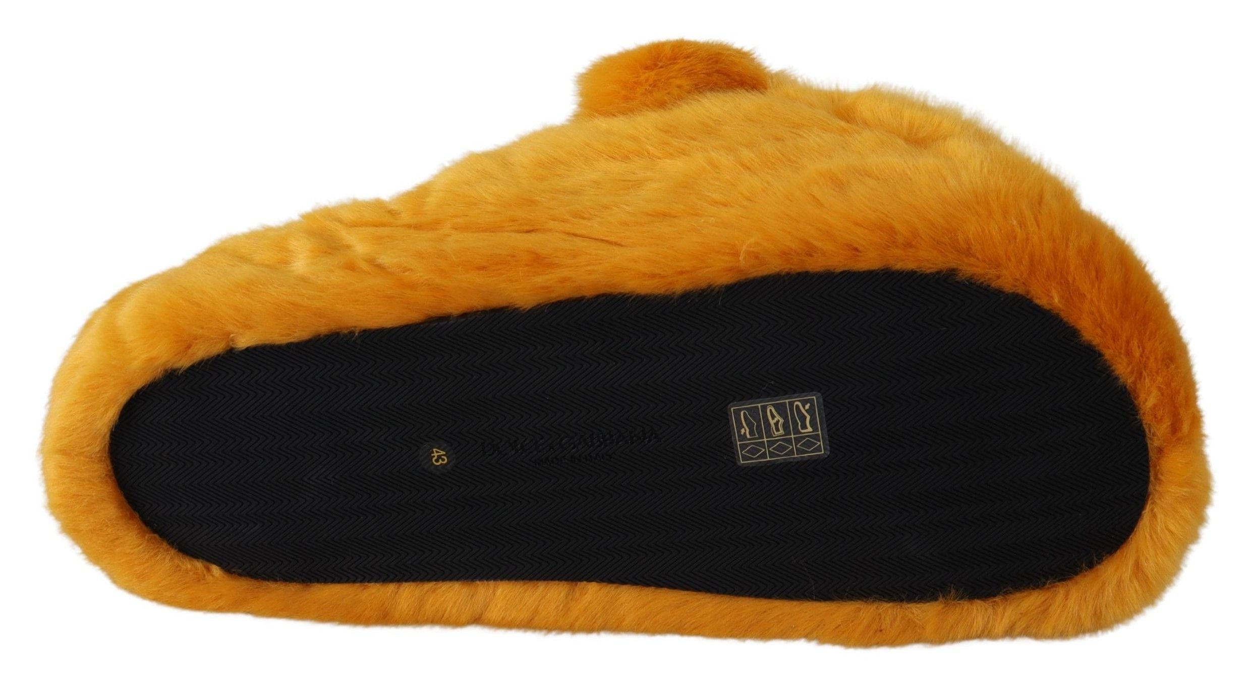 Παντόφλες Dolce & Gabbana Sunshine Yellow Lion