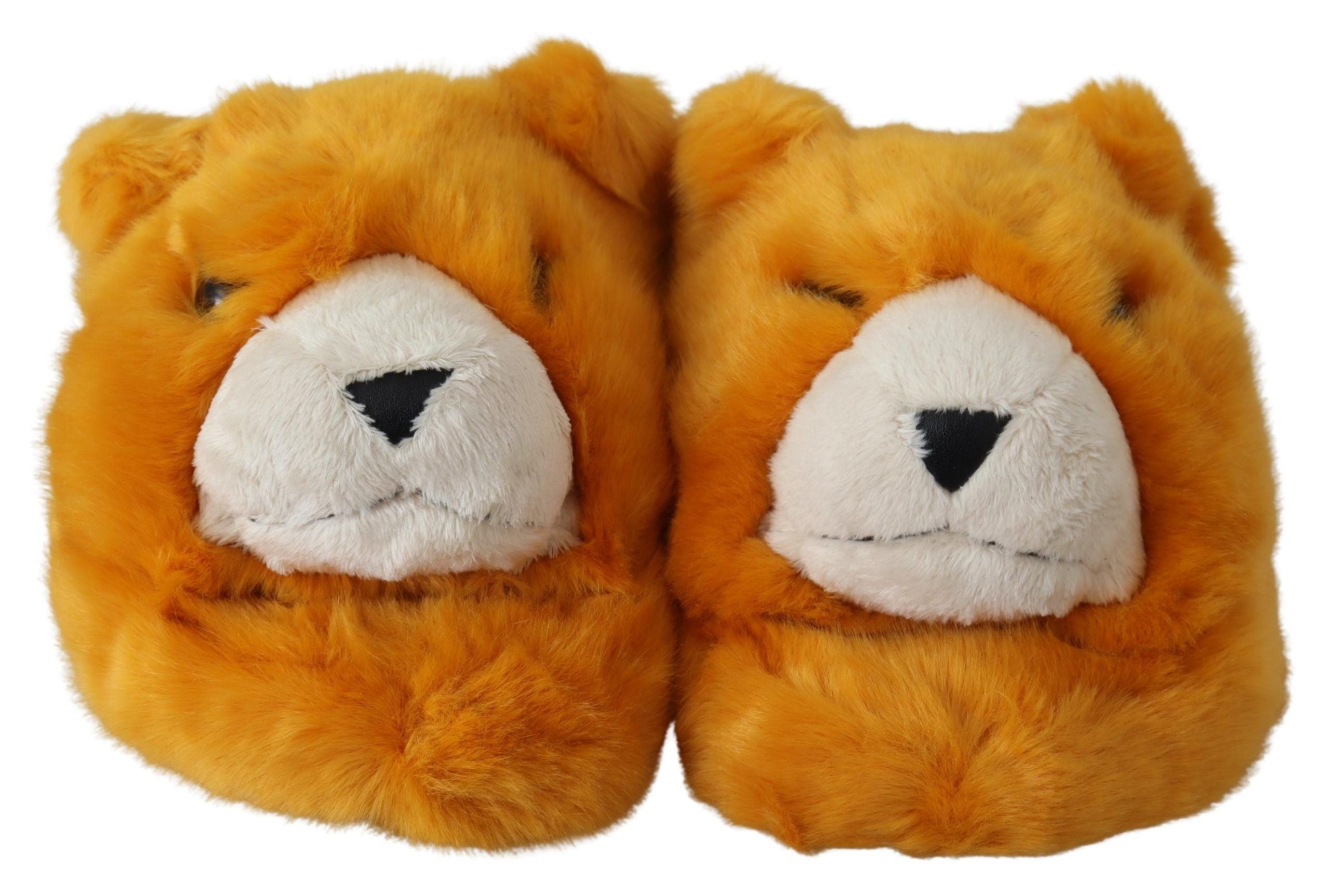 Παντόφλες Dolce & Gabbana Sunshine Yellow Lion