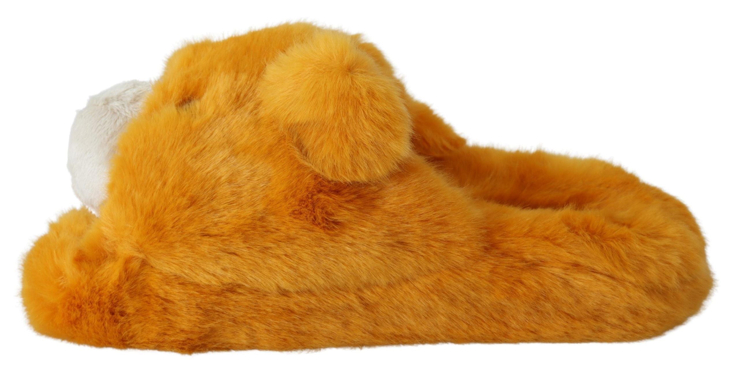 Παντόφλες Dolce & Gabbana Sunshine Yellow Lion
