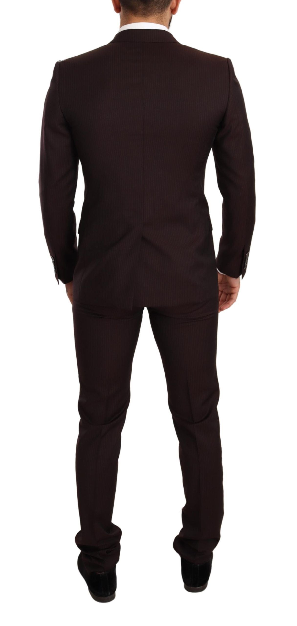 Κομψή στολή μαρτίνι με ριγέ Bordeaux Dolce & Gabbana