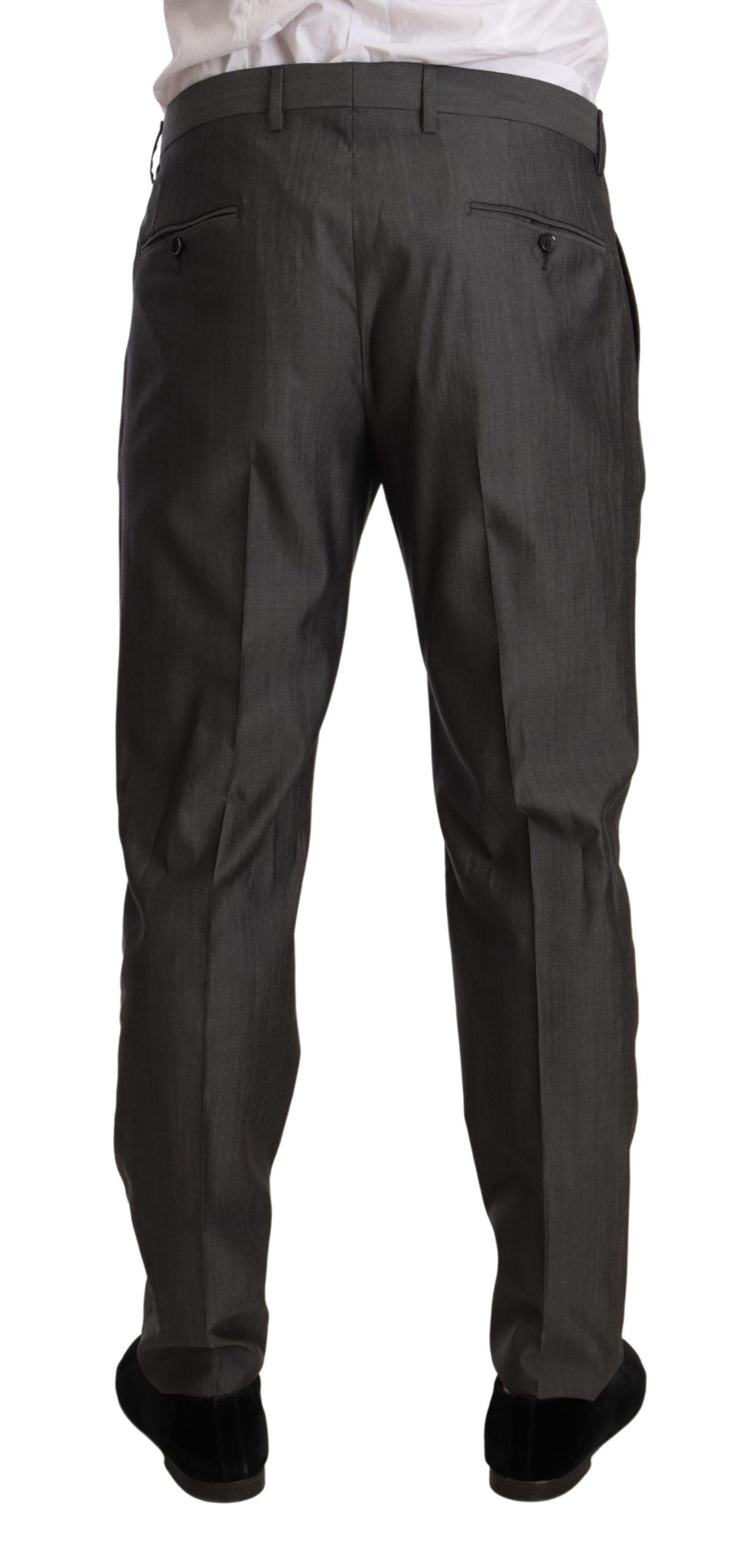 Dolce & Gabbana Κομψό Μάλλινο Μεταξωτό Κοστούμι Martini Slim-Fit