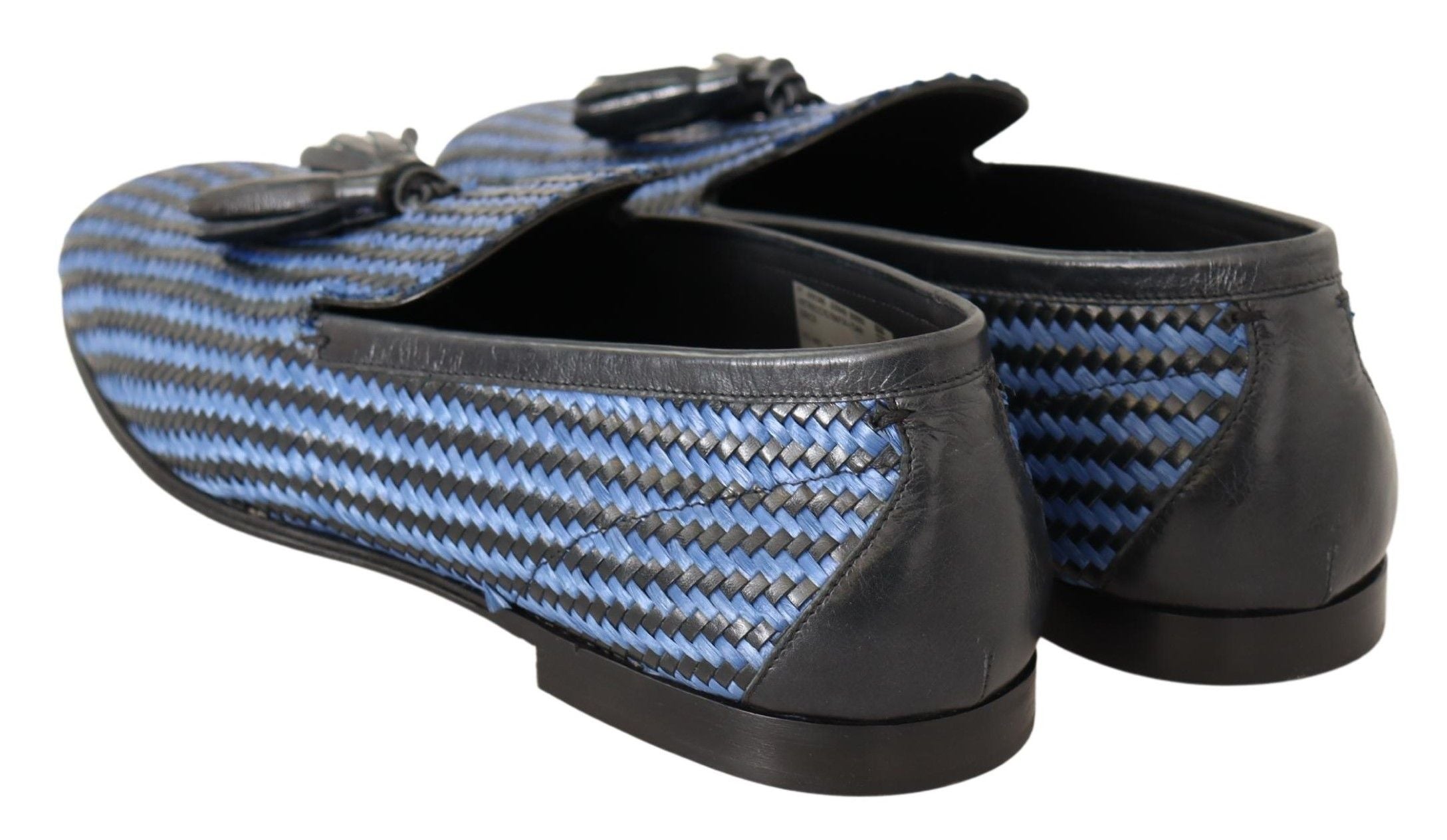 Κομψά υφαντά δερμάτινα Loafers Dolce & Gabbana
