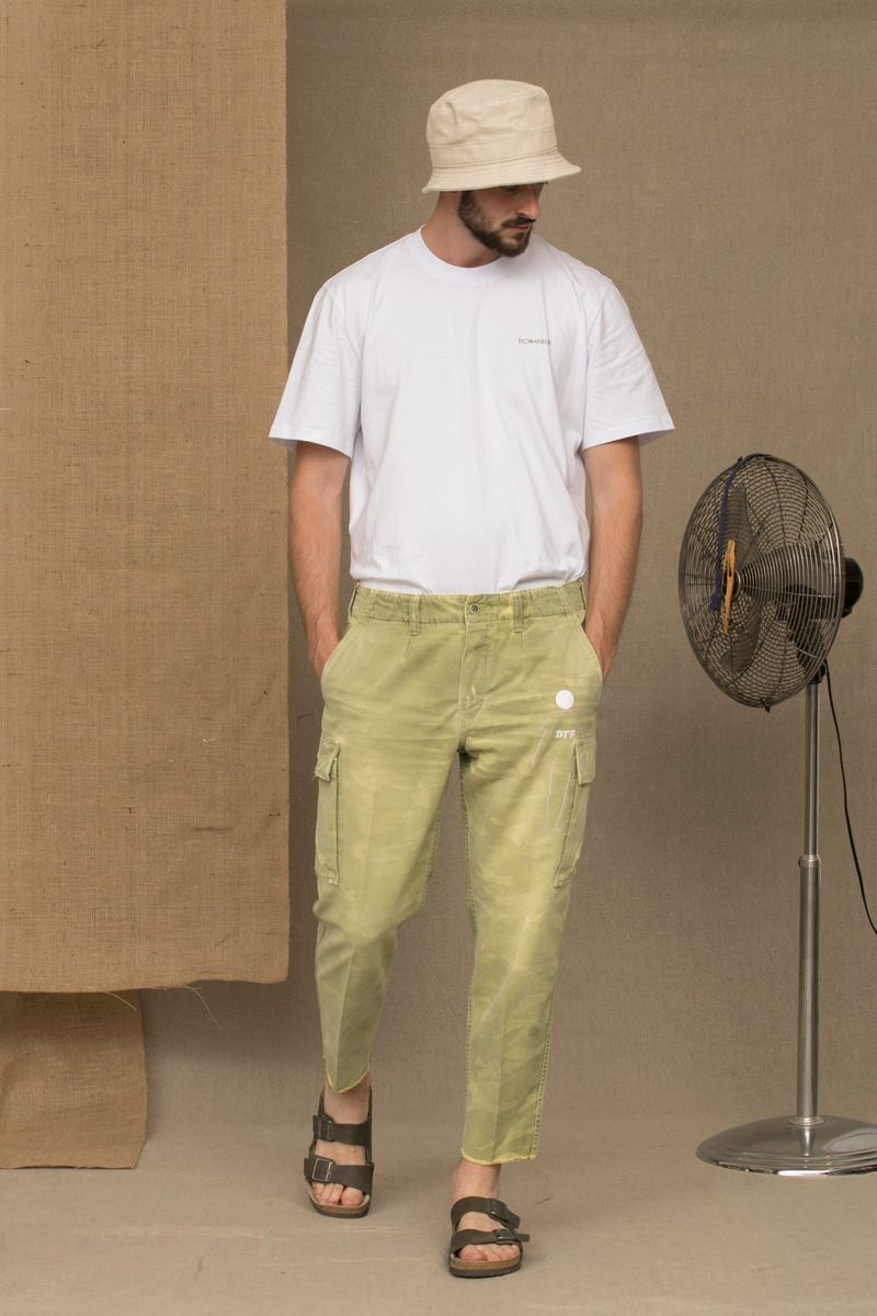 Ανδρικό τζιν Don The Fuller Green Cotton