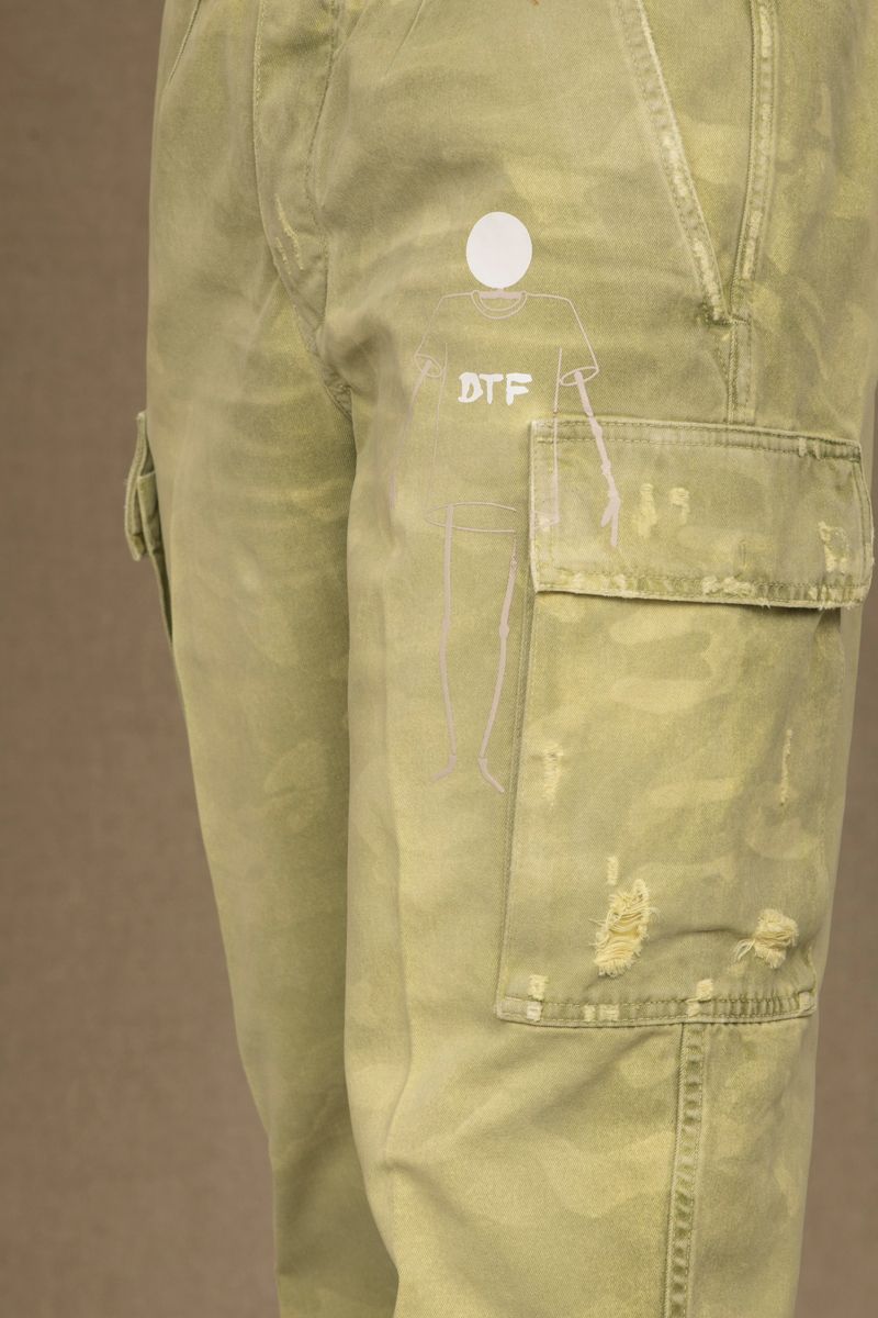 Ανδρικό τζιν Don The Fuller Green Cotton