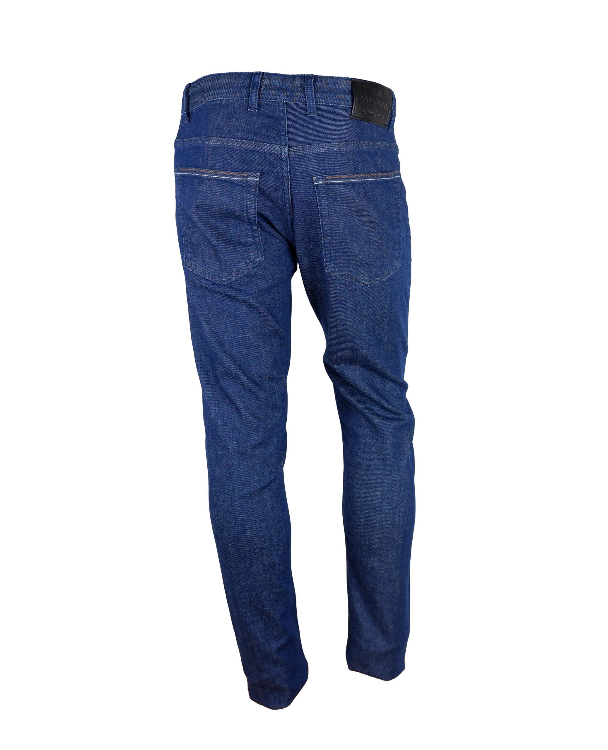 Ανδρικό τζιν Aquascutum Blue Cotton