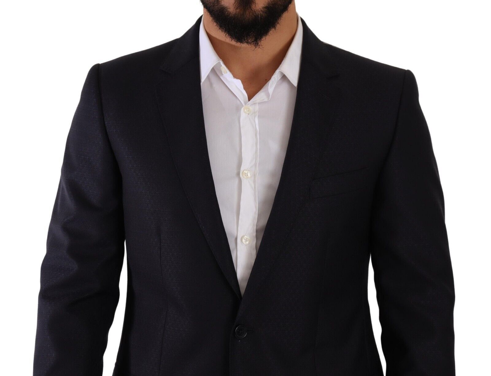 Ανδρικό κοστούμι Dolce & Gabbana Elegant Slim Fit Wool Silk Cashmere