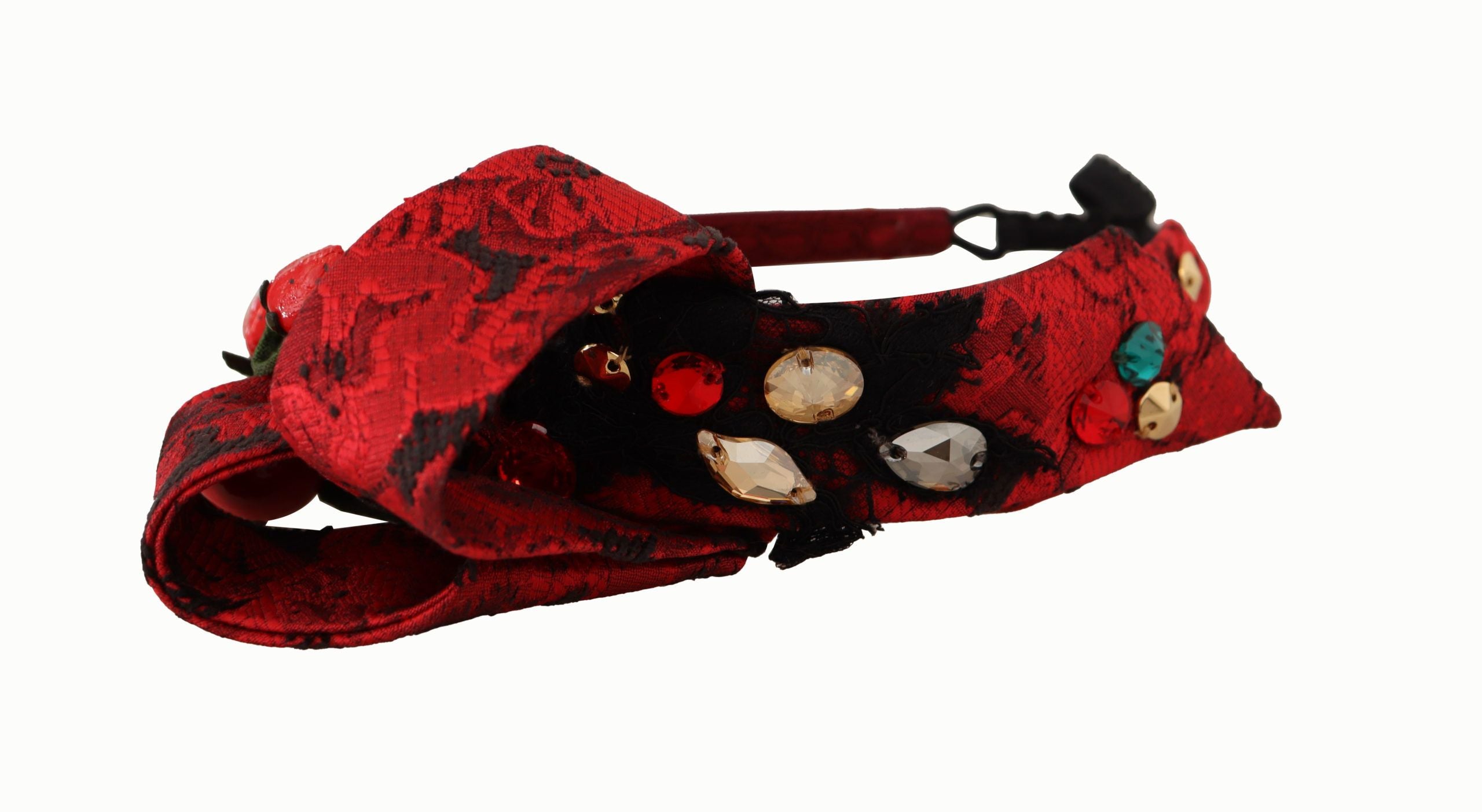 Dolce & Gabbana Cherry Sicily Embelled Red Diadem