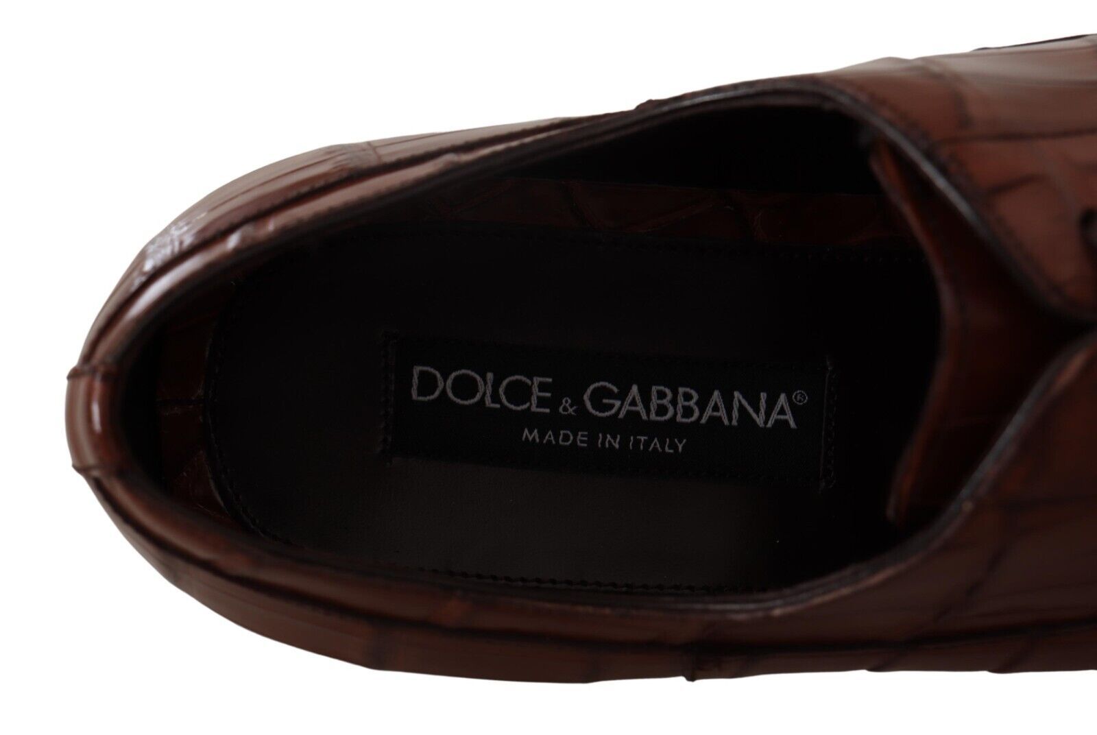Dolce & Gabbana Κομψά Επίσημα Παπούτσια από Εξωτικό Δέρμα Κροκόδειλου