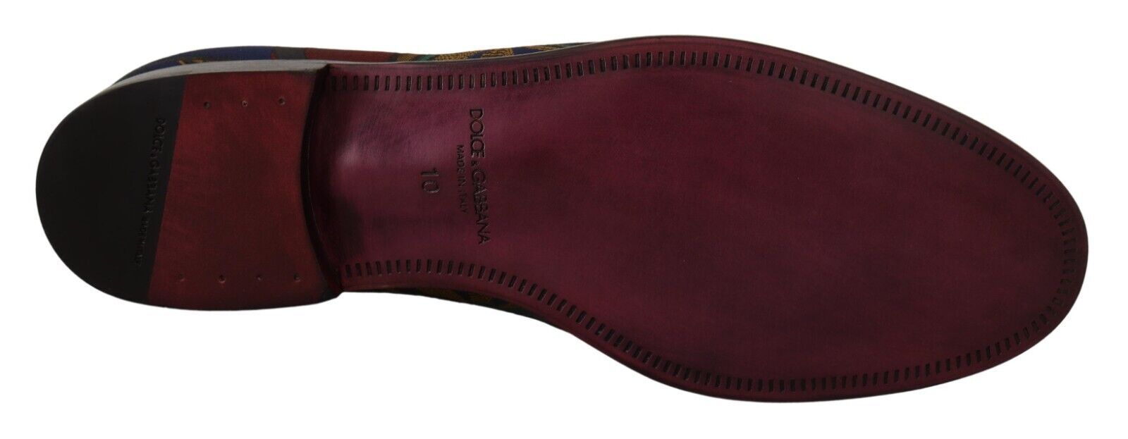 Dolce & Gabbana Πολύχρωμες Jacquard Slide-On Loafer Παντόφλες