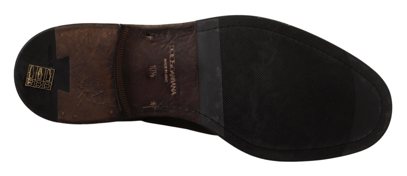 Dolce & Gabbana Κομψά Μαύρα Δερμάτινα Επίσημα Παπούτσια Derby