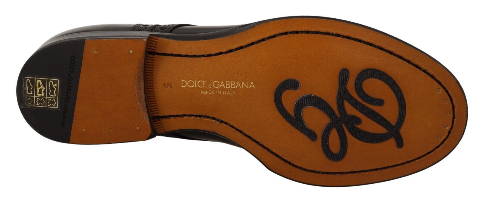 Dolce & Gabbana Κομψά Wingtip Oxford Formal παπούτσια