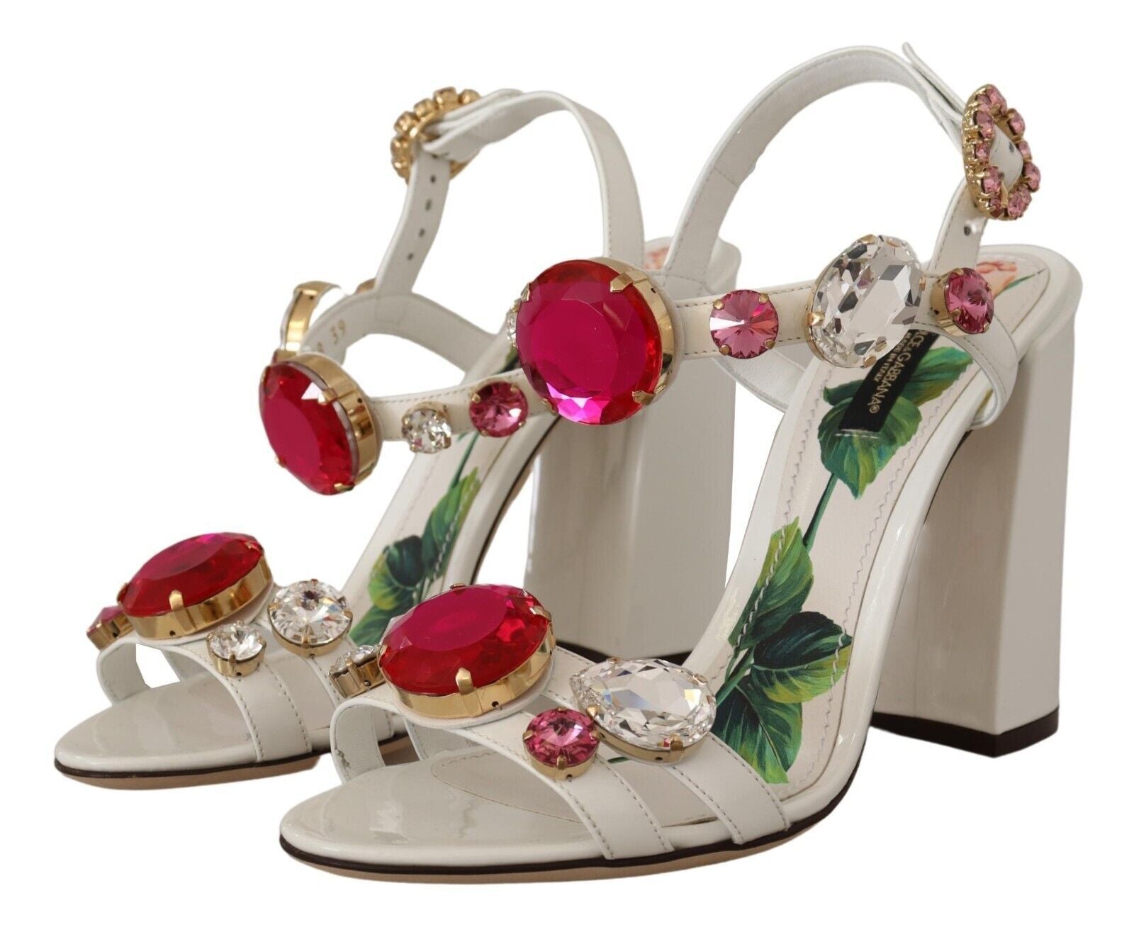 Γόβες Dolce & Gabbana Keira με κρύσταλλο λουράκι
