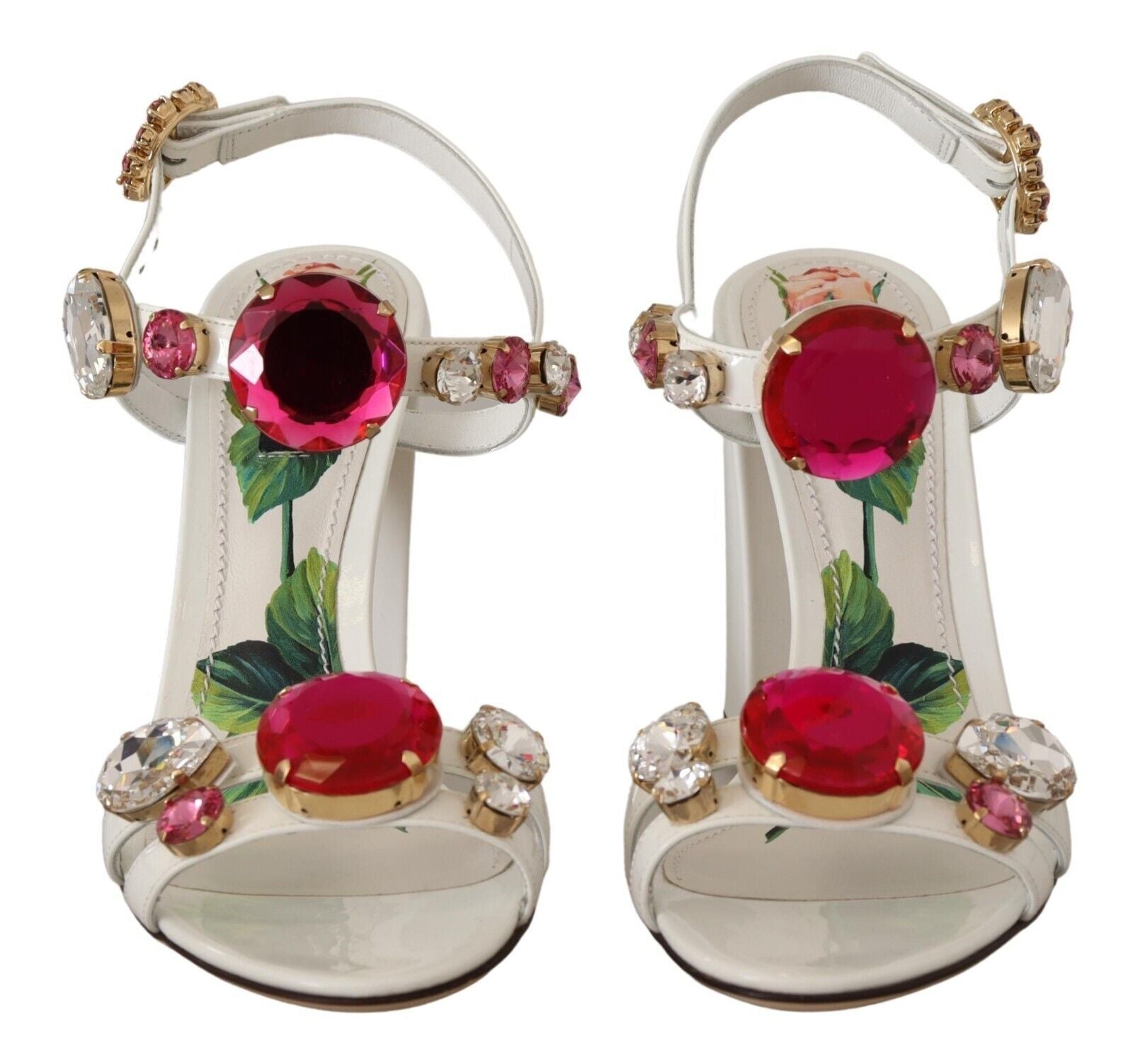 Γόβες Dolce & Gabbana Keira με κρύσταλλο λουράκι