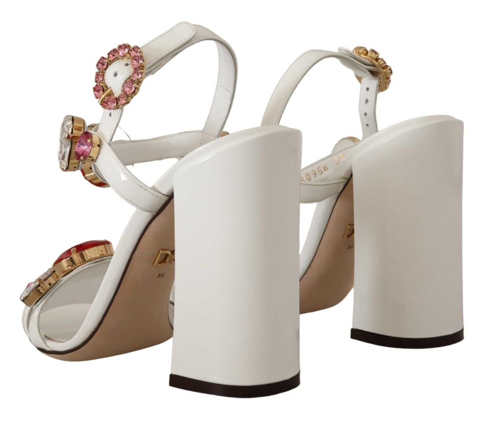 Γόβες Dolce & Gabbana Keira με κρύσταλλο λουράκι