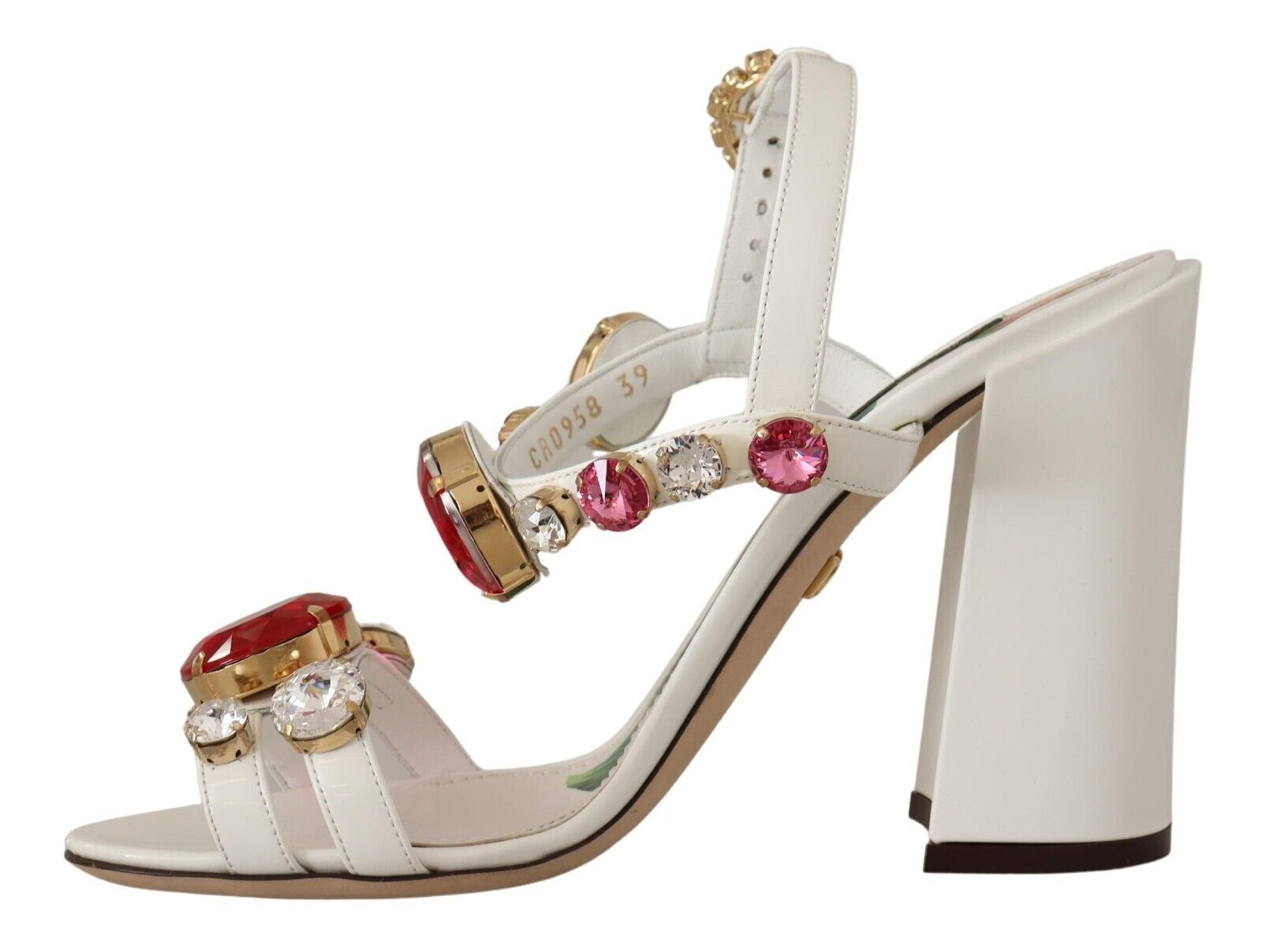 Γόβες Dolce & Gabbana Keira με κρύσταλλο λουράκι