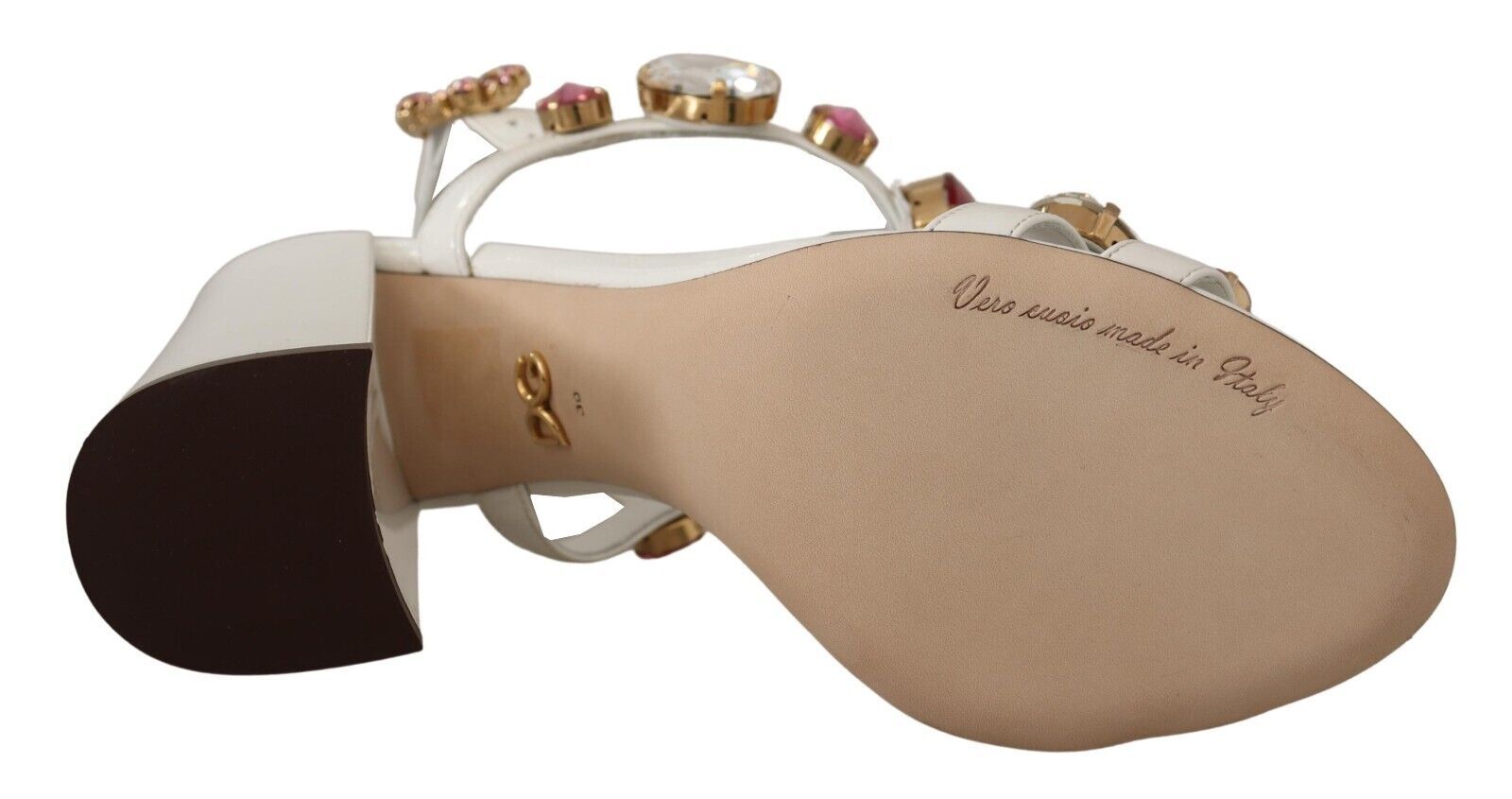 Γόβες Dolce & Gabbana Keira με κρύσταλλο λουράκι