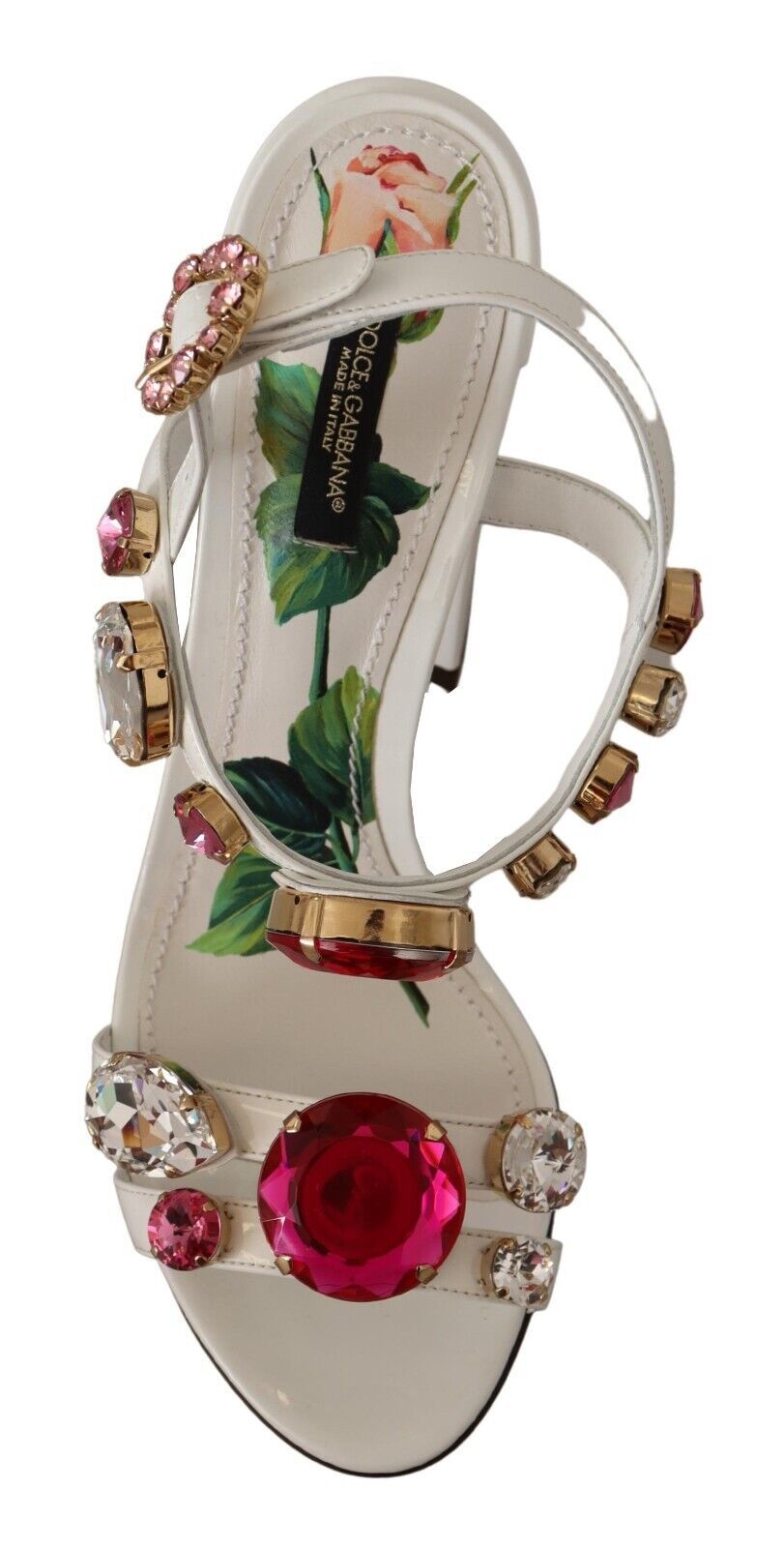 Γόβες Dolce & Gabbana Keira με κρύσταλλο λουράκι