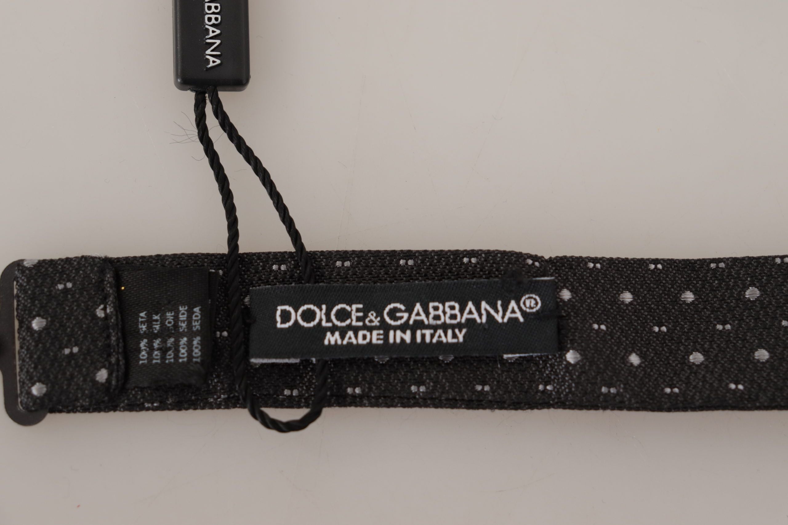Dolce & Gabbana Κομψό πουά μεταξωτό παπιγιόν