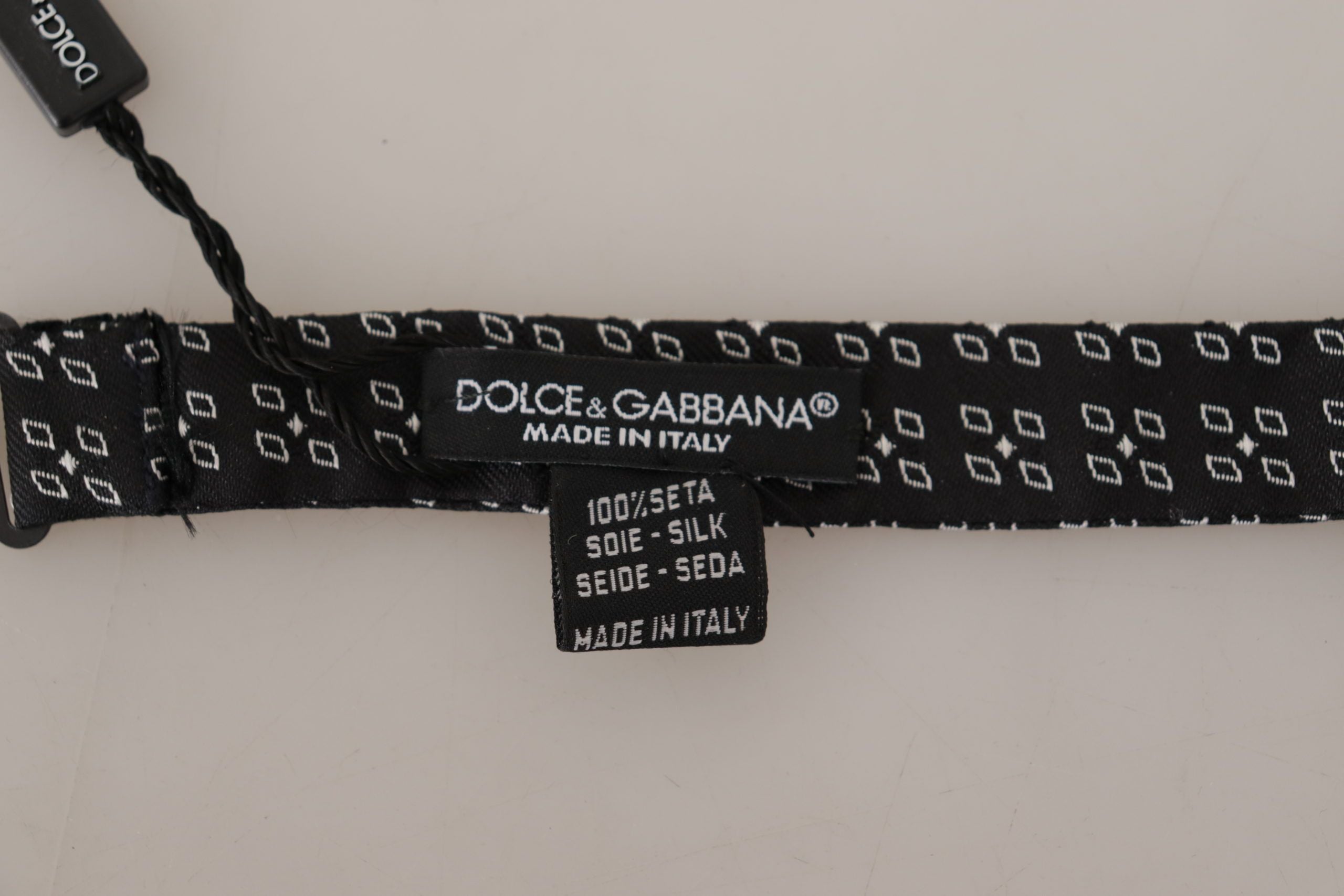 Dolce & Gabbana Κομψό πουά μεταξωτό παπιγιόν