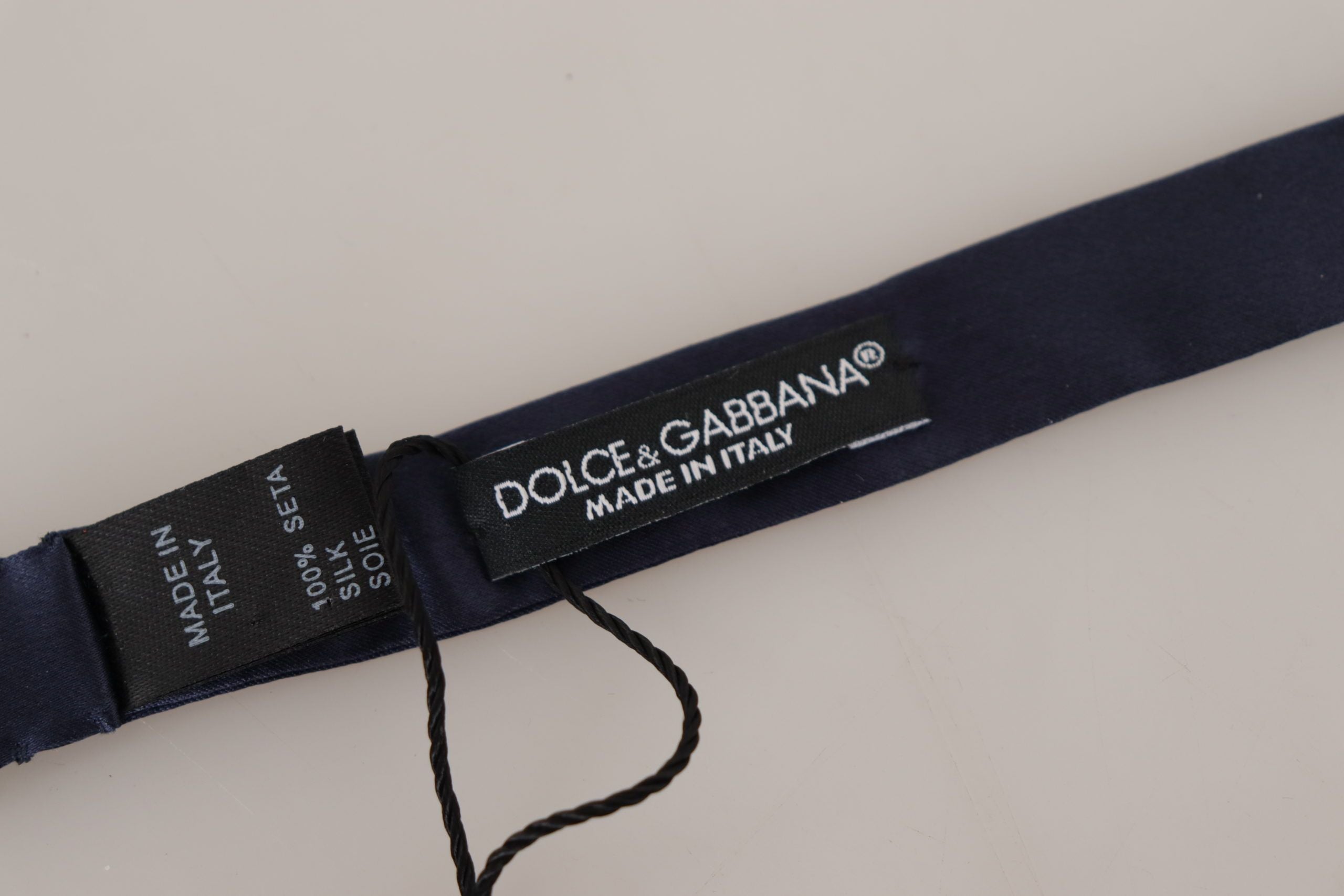 Dolce & Gabbana εντυπωσιακό μεταξωτό μπλε παπιγιόν