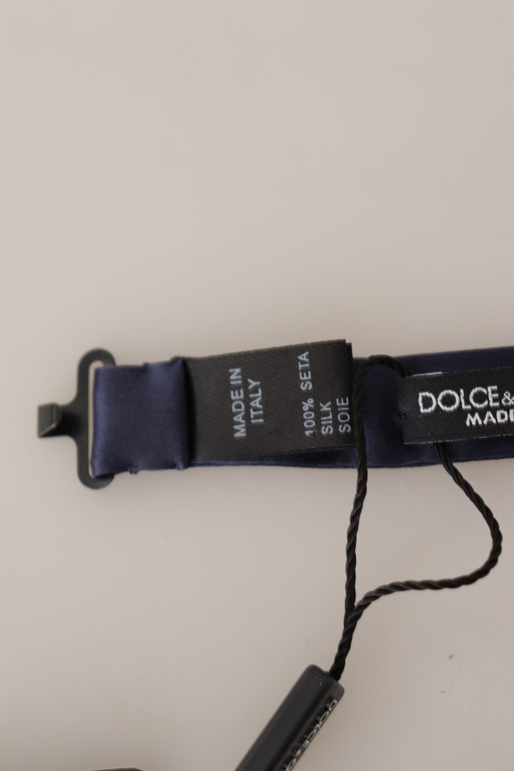 Dolce & Gabbana εντυπωσιακό μεταξωτό μπλε παπιγιόν