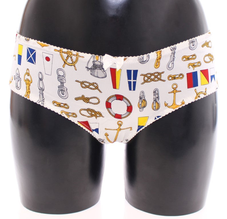 Κομψό σετ εσωρούχων Dolce & Gabbana με στάμπα White Sailor