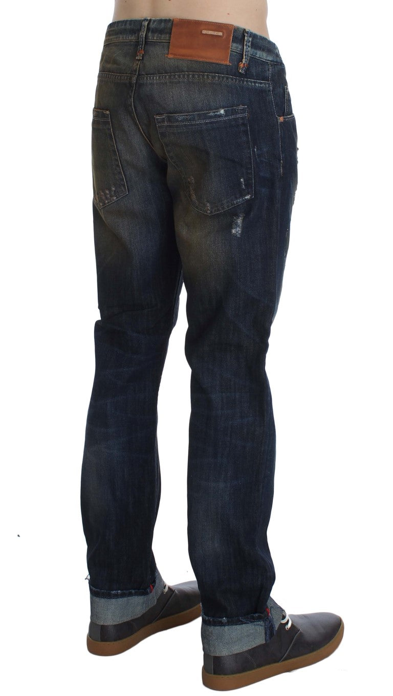 Ανδρικό τζιν τζιν Acht Elegant Straight Fit