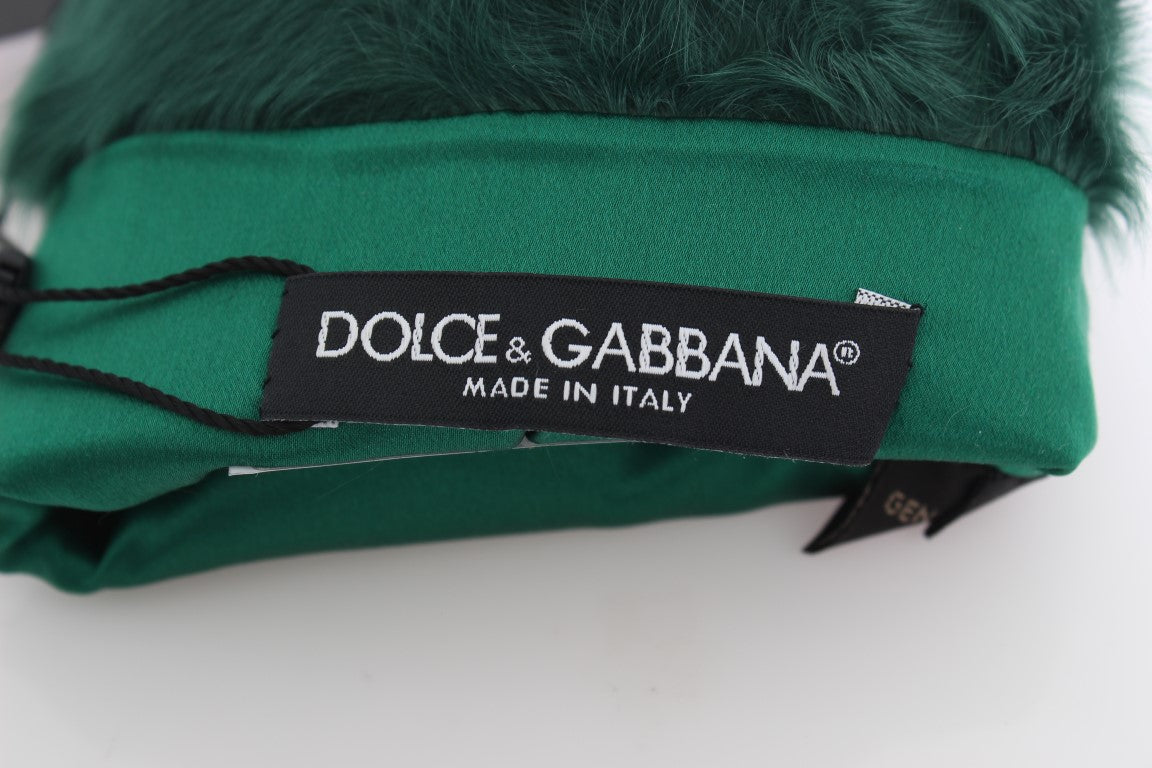 Κομψά δερμάτινα γάντια Dolce & Gabbana μέχρι τον αγκώνα