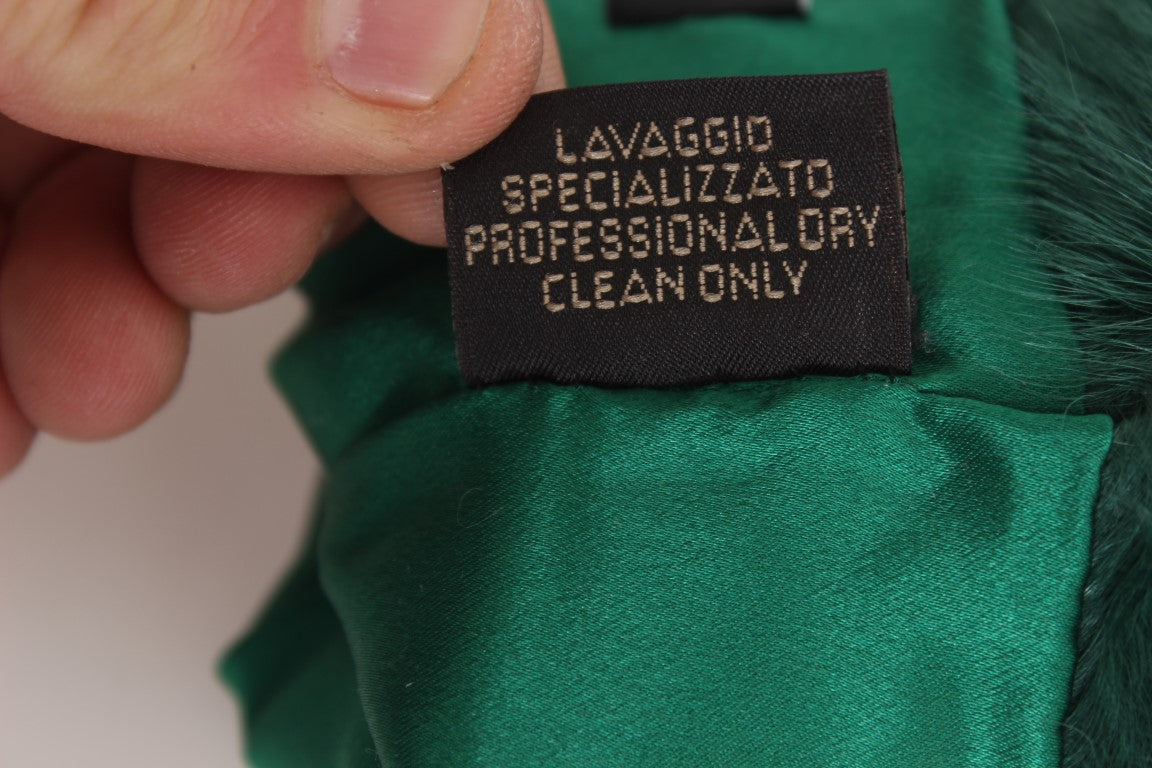 Κομψά δερμάτινα γάντια Dolce & Gabbana μέχρι τον αγκώνα