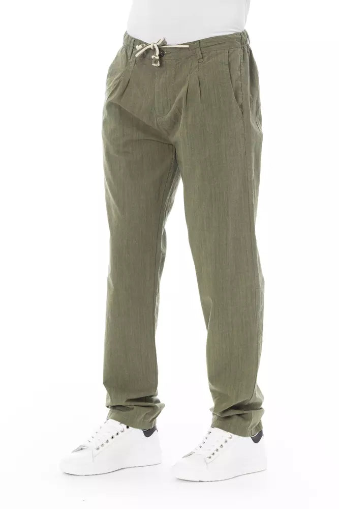 Ανδρικό παντελόνι Chino από βαμβάκι Baldinini Trend Army
