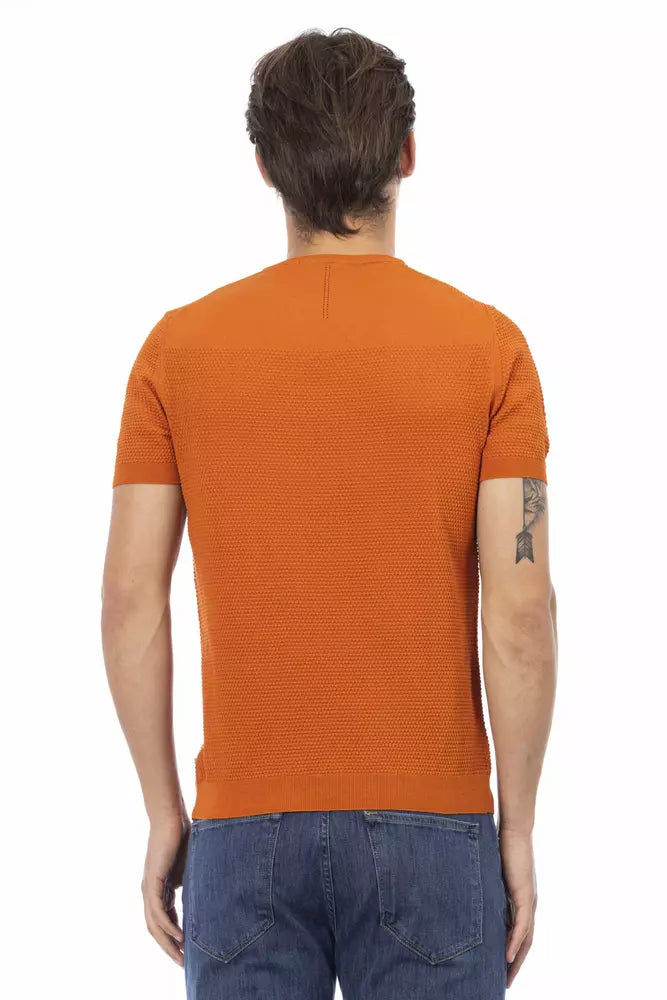Ανδρικό πουλόβερ Baldinini Trend Orange Cotton